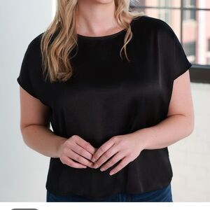 Express Size M Black Blouse